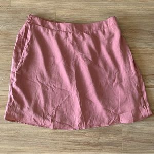 NWT American Eagle pink satin skirt